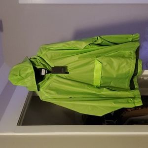 Rhude Green Windbreaker Zip Up Size Large